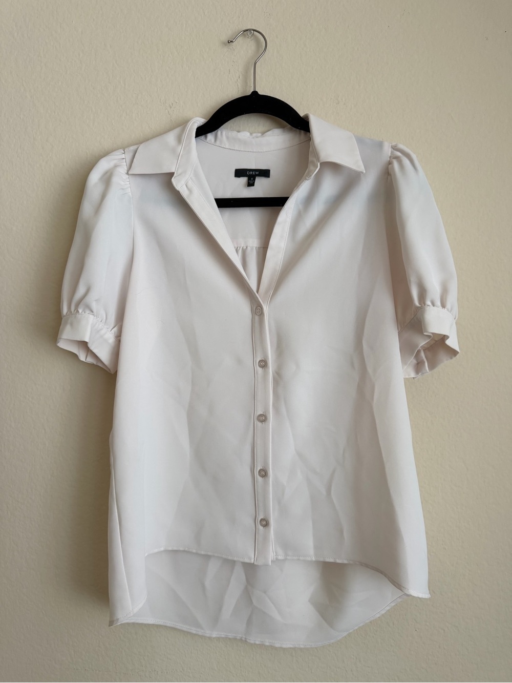 DREW Cream Blouse